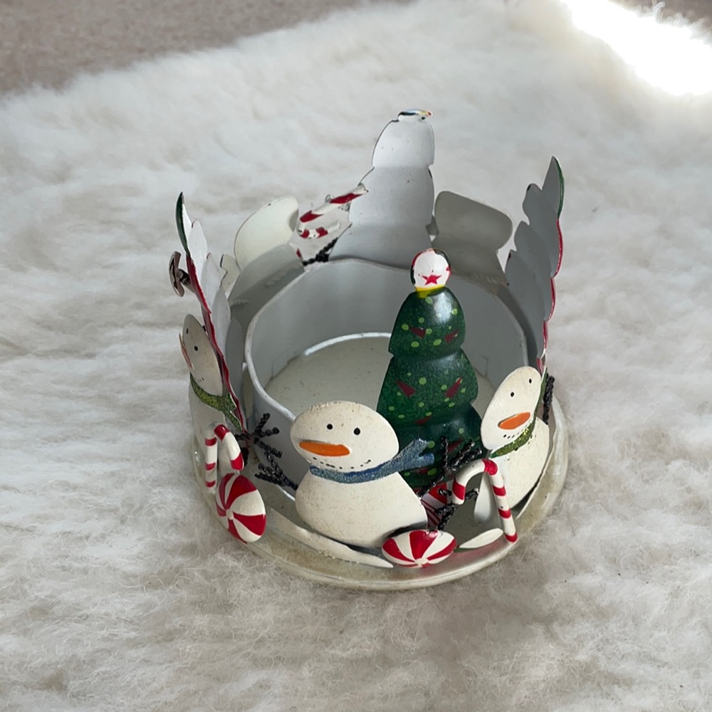 Christmas candle holder